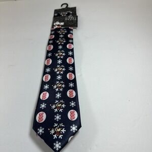 Bioworld Disney Mickey Mouse Snowflakes Necktie HO HO HO New